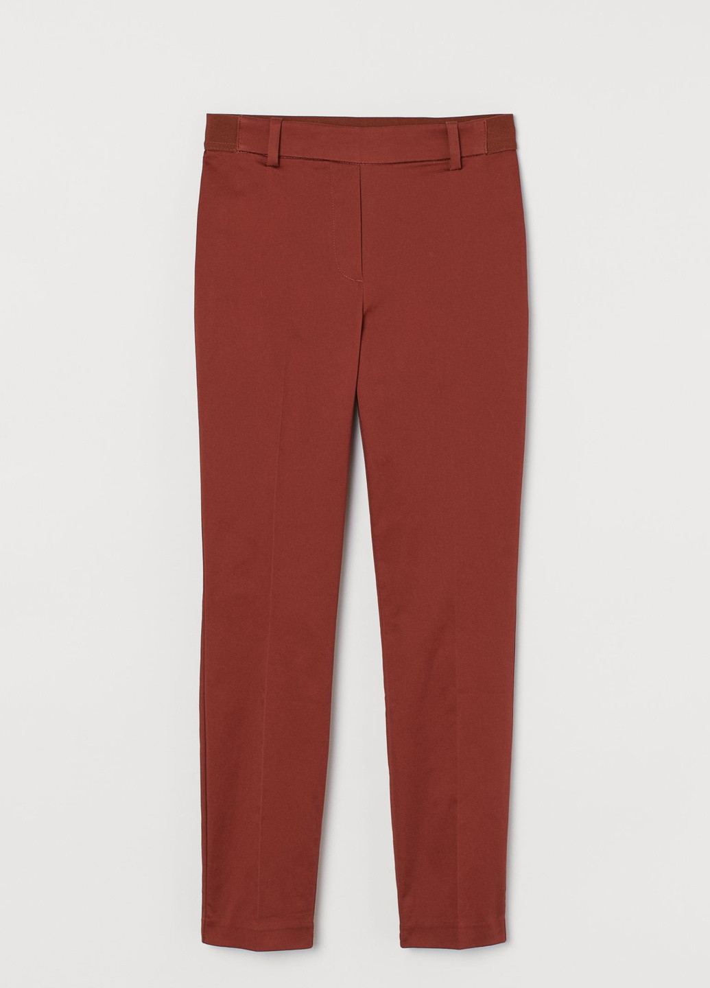 Терракотовые демисезонные брюки H&M