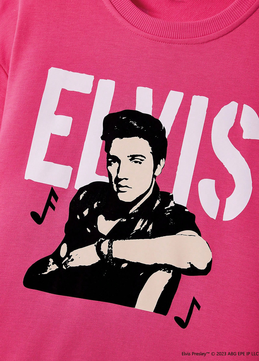 Розовый свитшот SHEIN рисунок без декора (352192733)