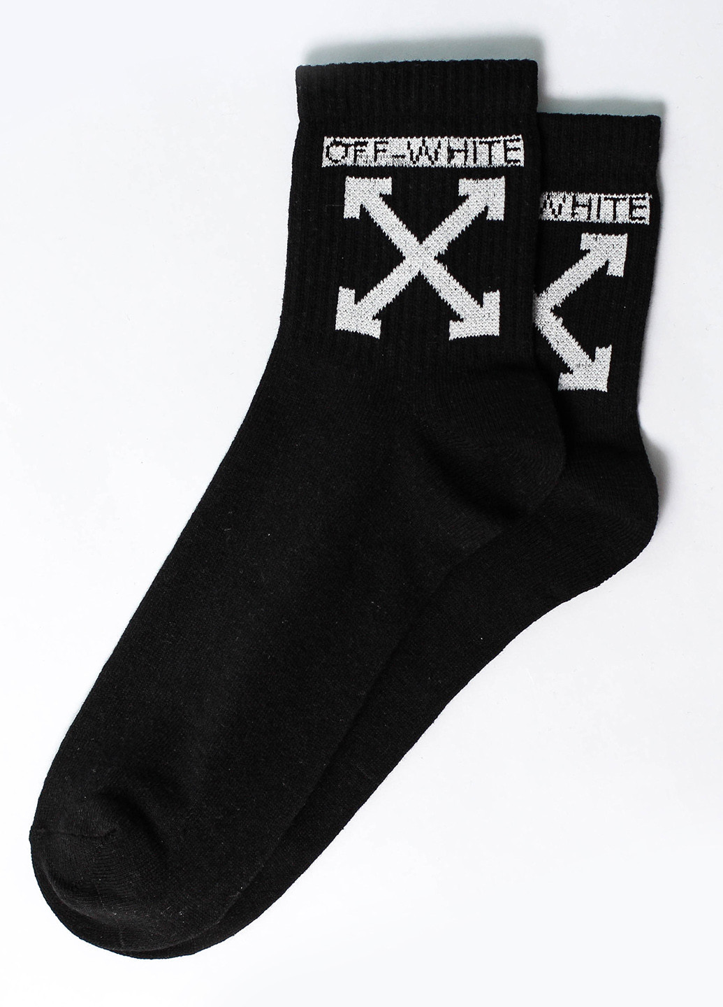 Шкарпетки Off-white чорний Rock'n'socks чорні повсякденні