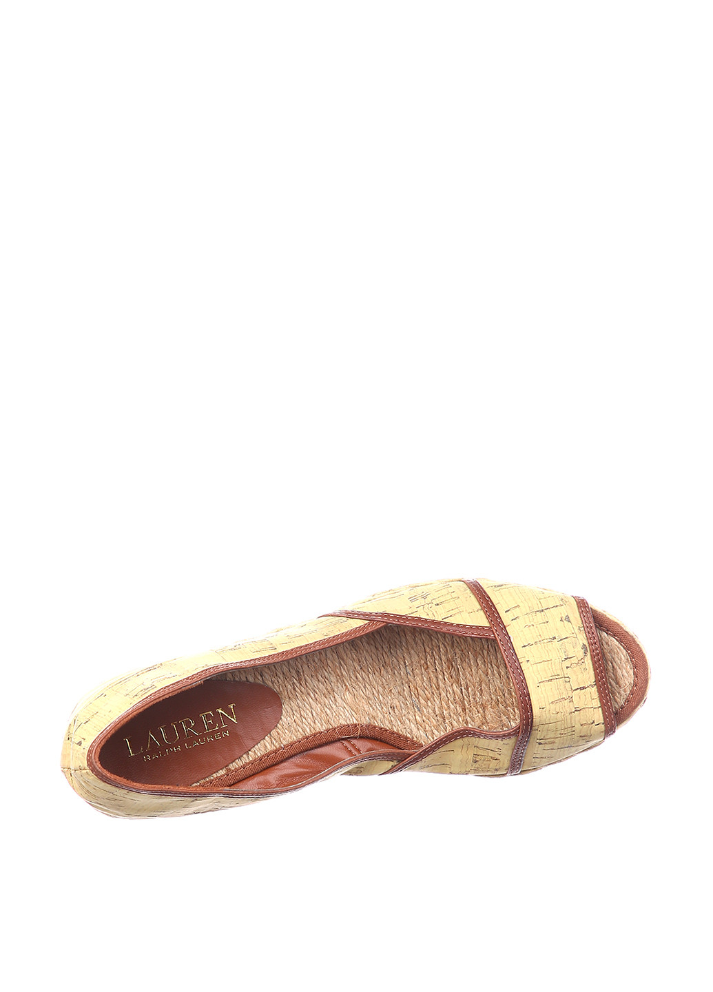 Туфли Ralph Lauren на танкетке на плетеной подошве