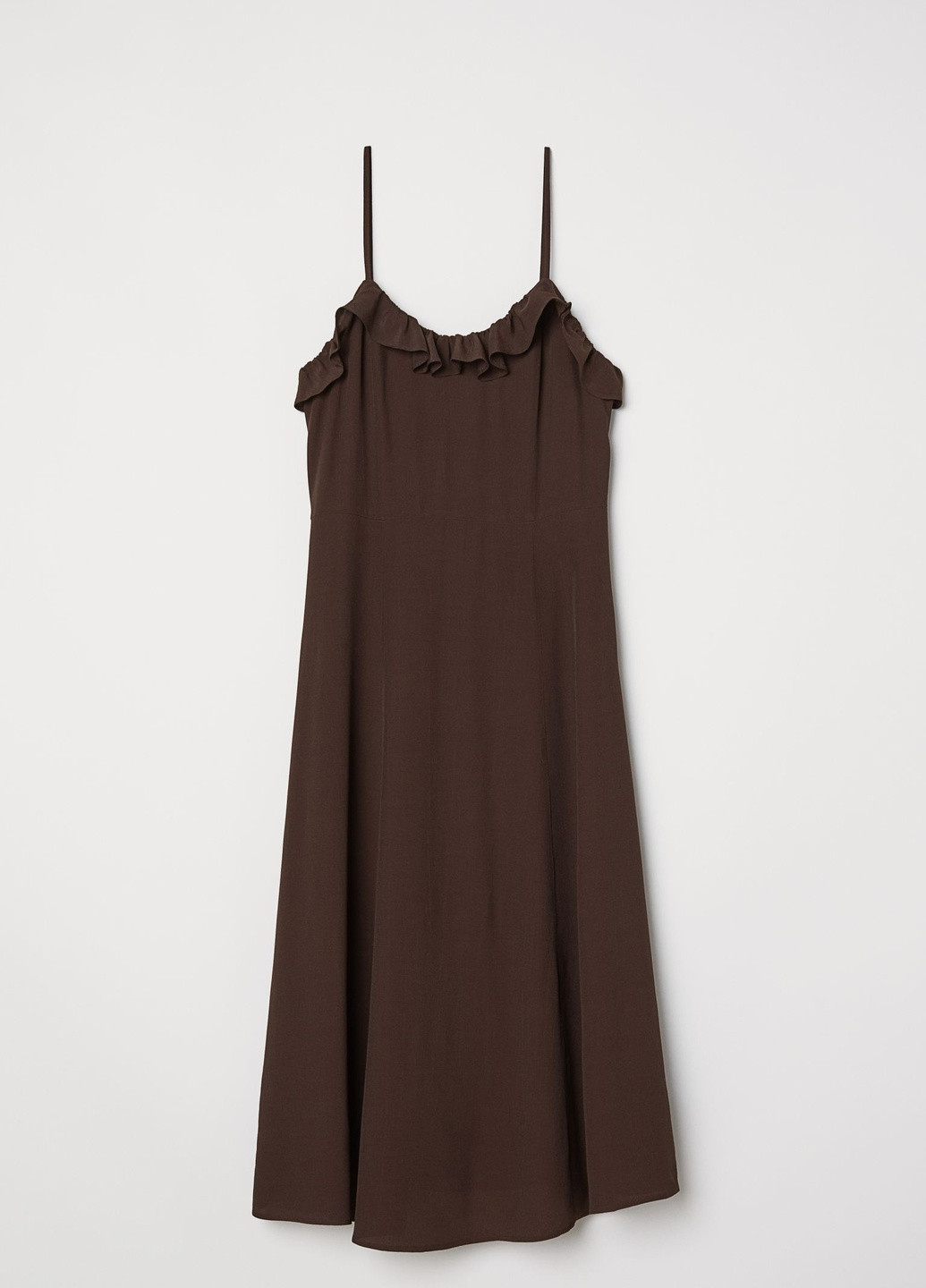 Коричнева кежуал плаття, сукня H&M однотонна