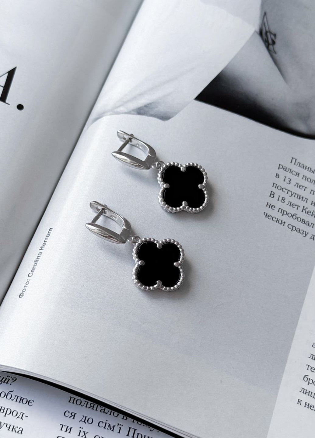 Сережки Silver Flame (295365797)