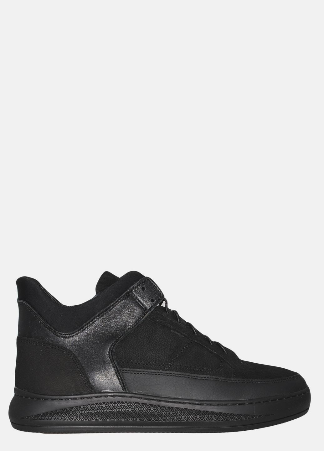 Черные зимние ботинки 151ч.н-ч.мат(б) черный Roberto Maurizi