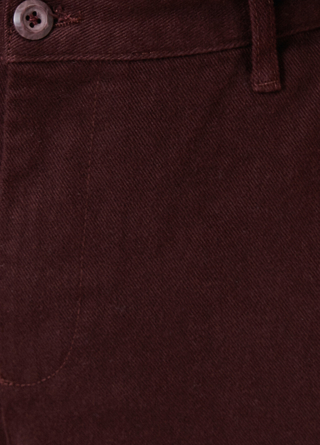 Бордовые кэжуал демисезонные укороченные брюки KOTON