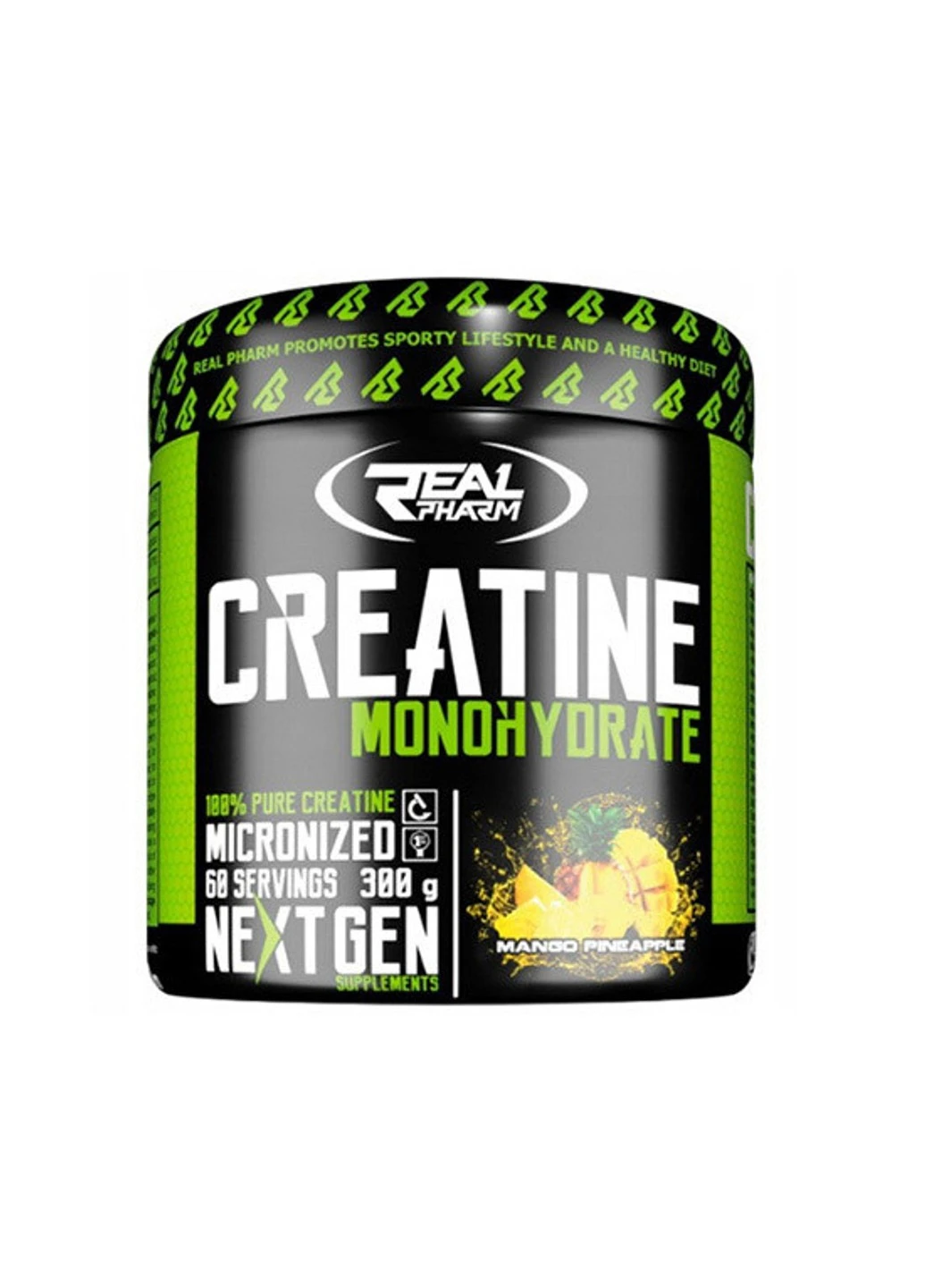 Креатин моногидрат Creatine Monohydrate (300 г) реал фарм fruit punch Real Pharm (255279655)