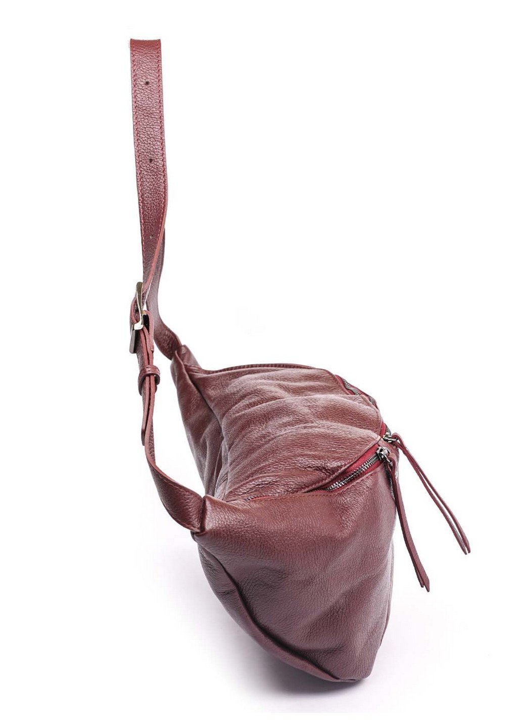 Сумка Italian Bags На каждый день бордовая кэжуал