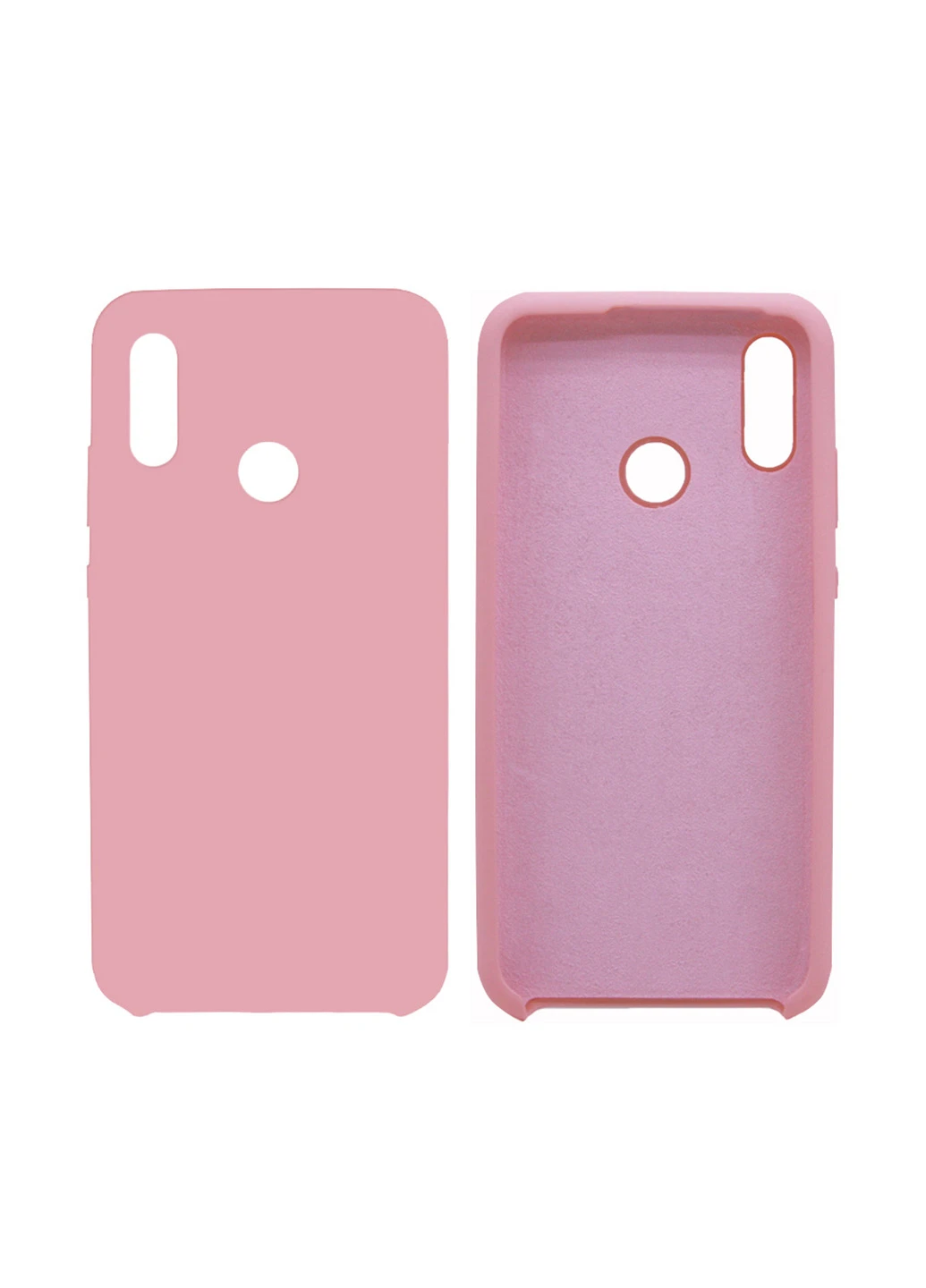 Чехол (Velvet) для Huawei P Smart 2019 (розовый) Intaleo для Huawei P Smart 2019 (розовый) (131340227)