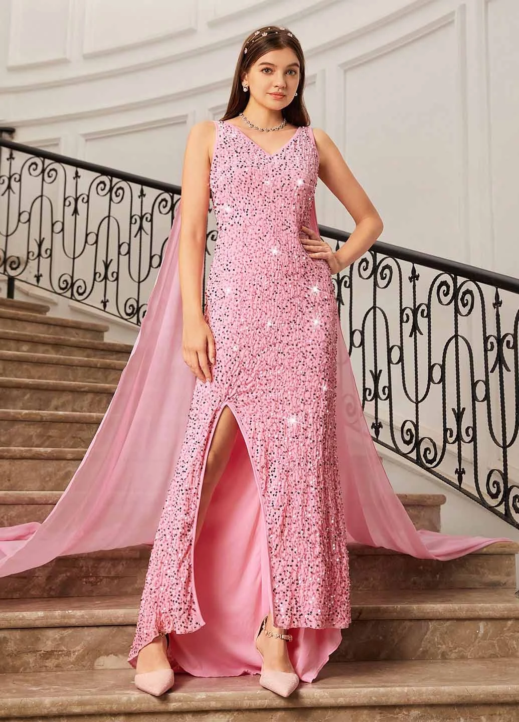 Рожева сукня SHEIN (367748154)