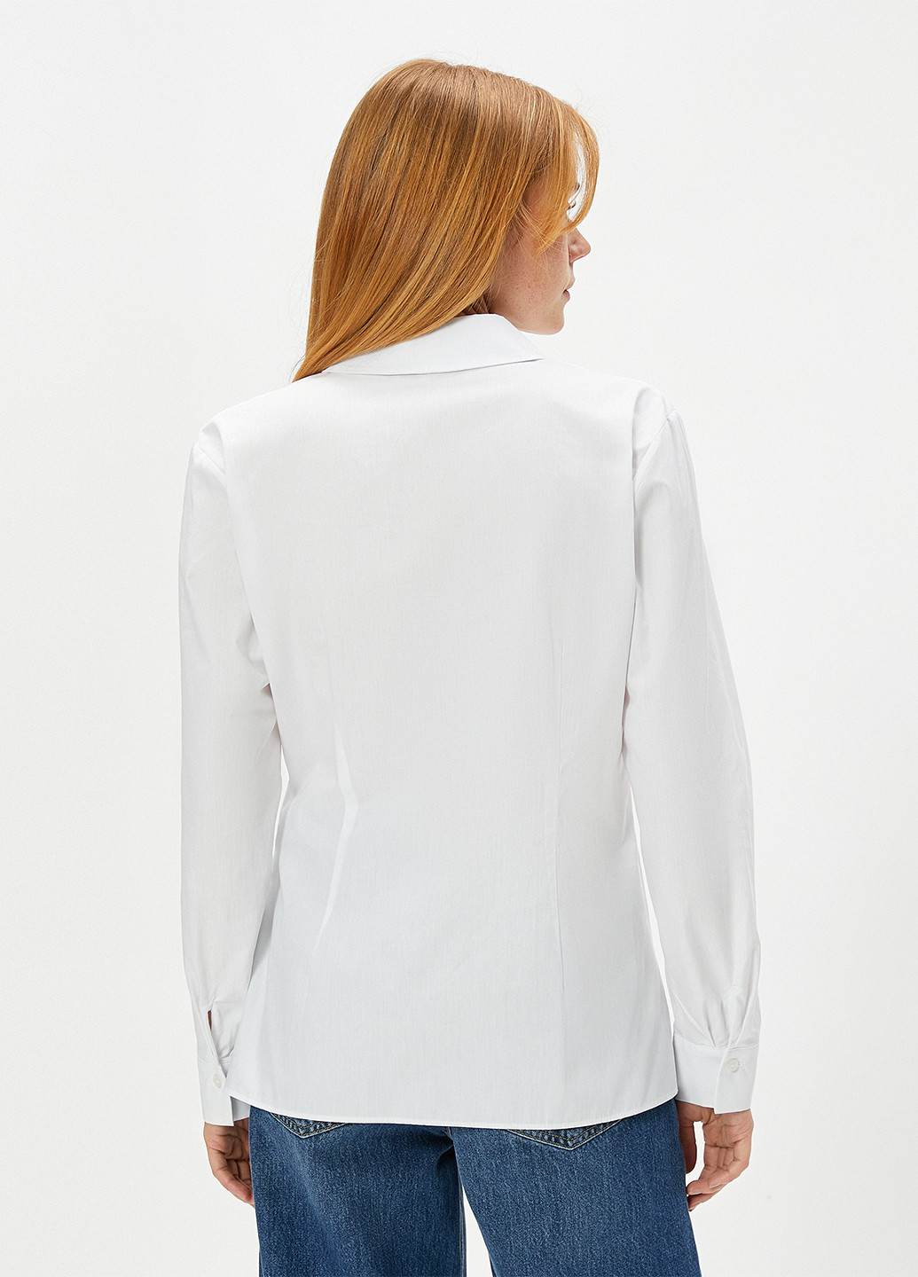 Біла демісезонна блуза на запах KOTON