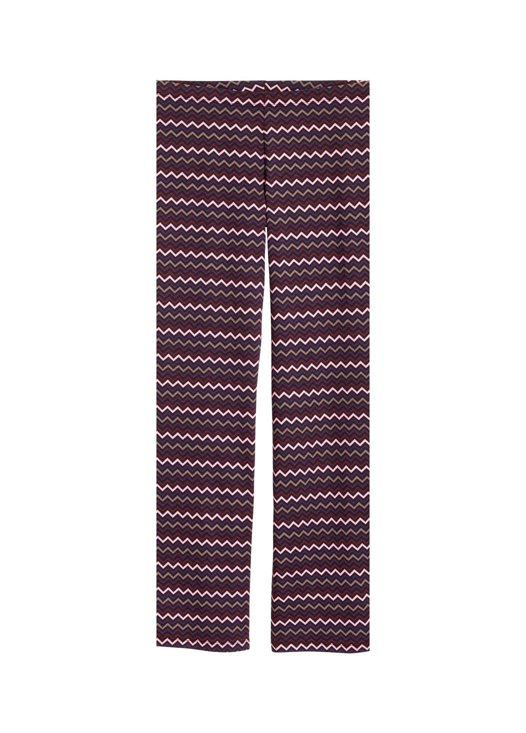 Фиолетовые домашние демисезонные брюки H&M