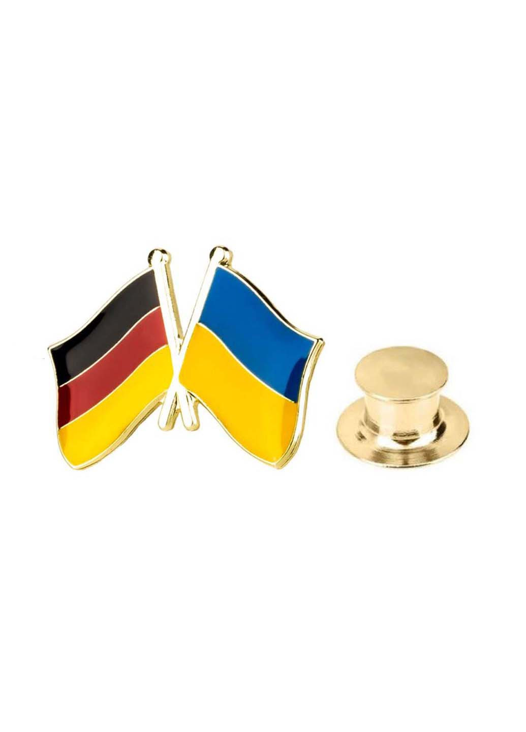 Значок Прапор Німеччина-Україна Broshe (254460031)