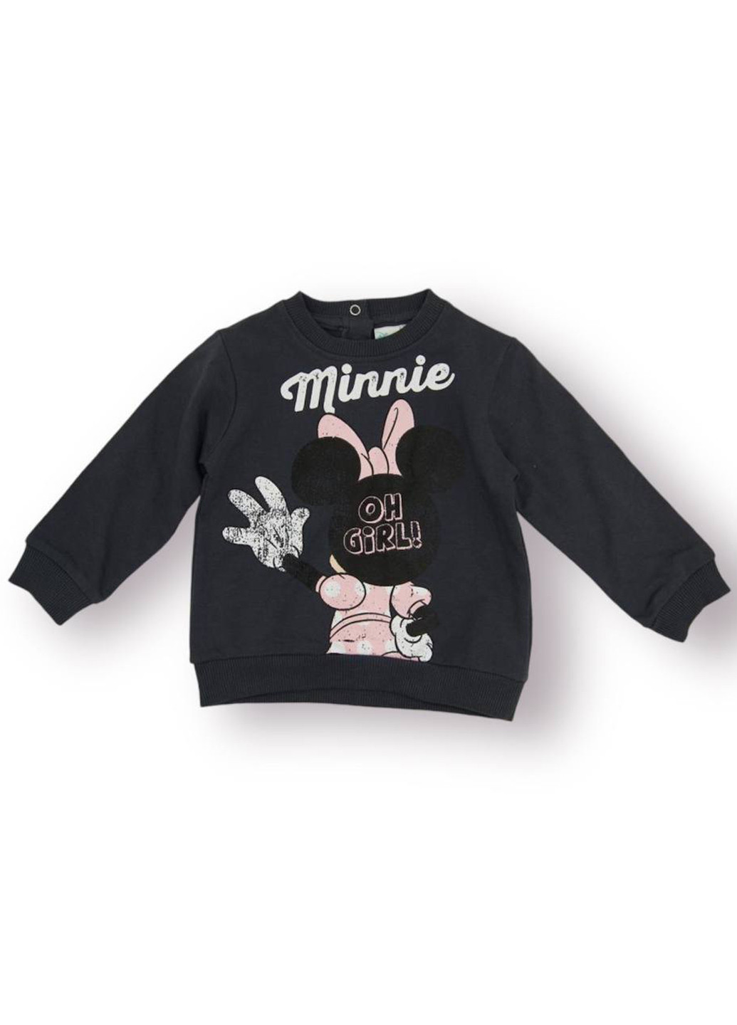 Piazza Italia світшот персонажі сірий кежуал бавовна