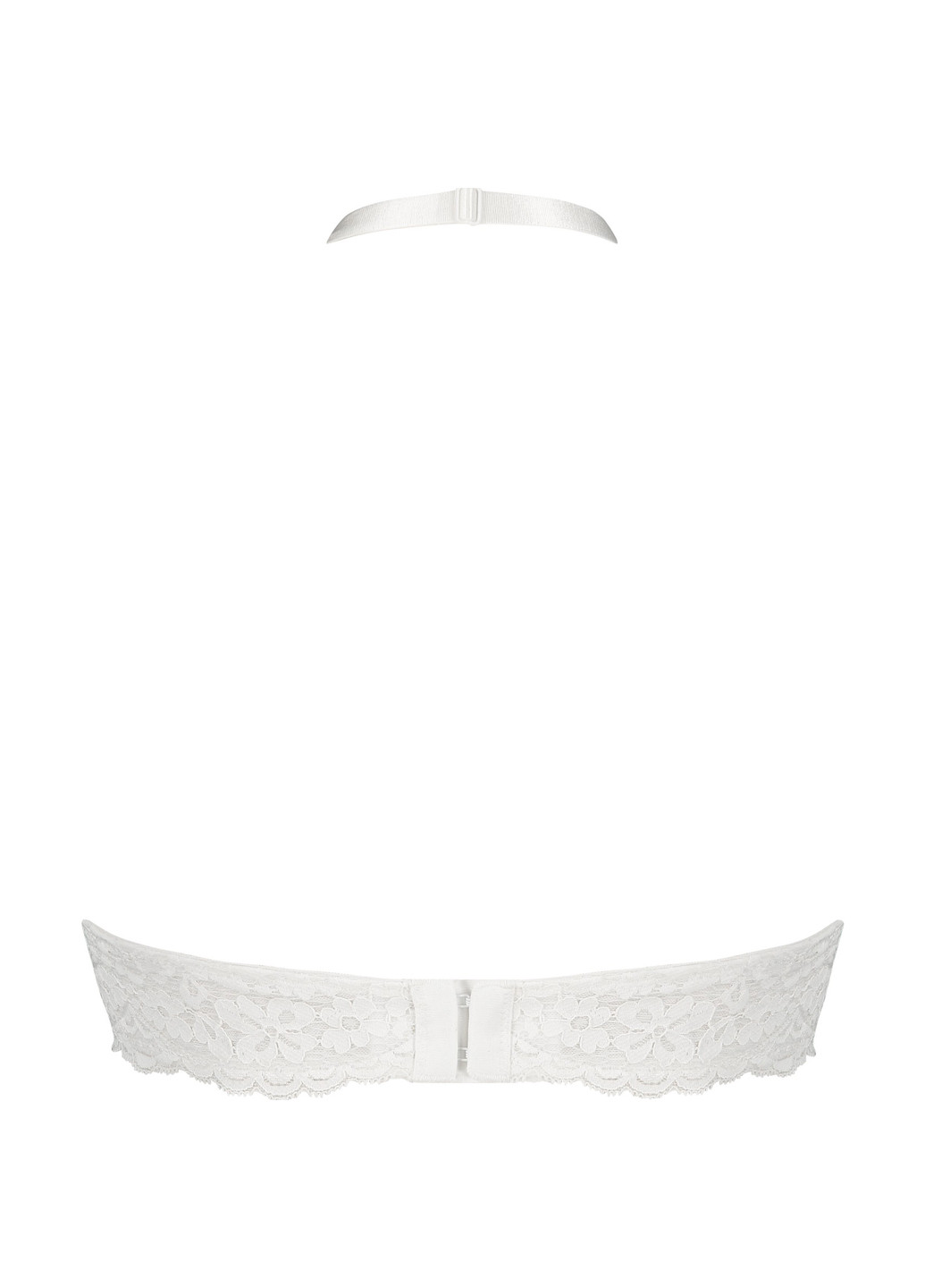 Белый топ бюстгальтер Hunkemoller без косточек полиамид