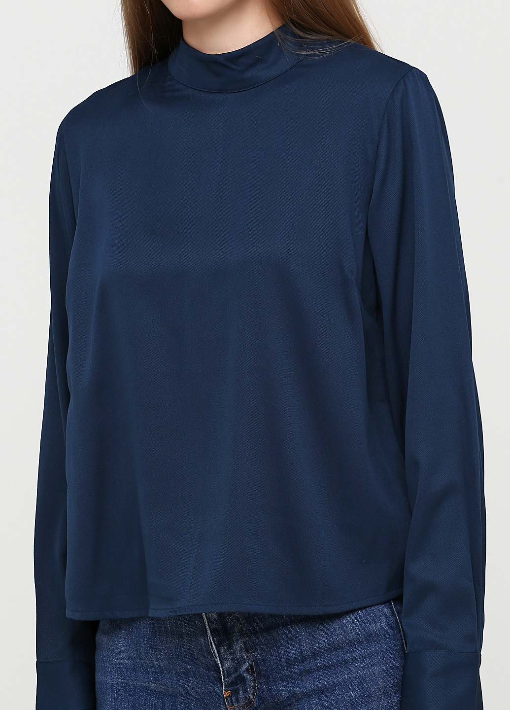 Темно-синя демісезонна блуза Heine