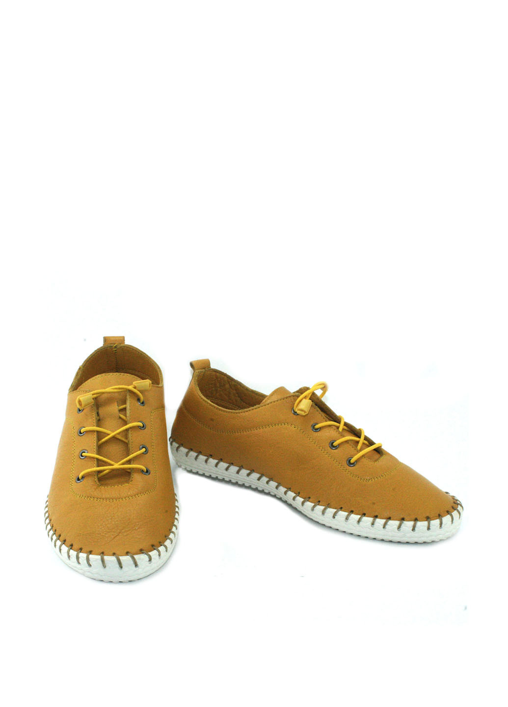 Желтые демисезонные кроссовки No Brand