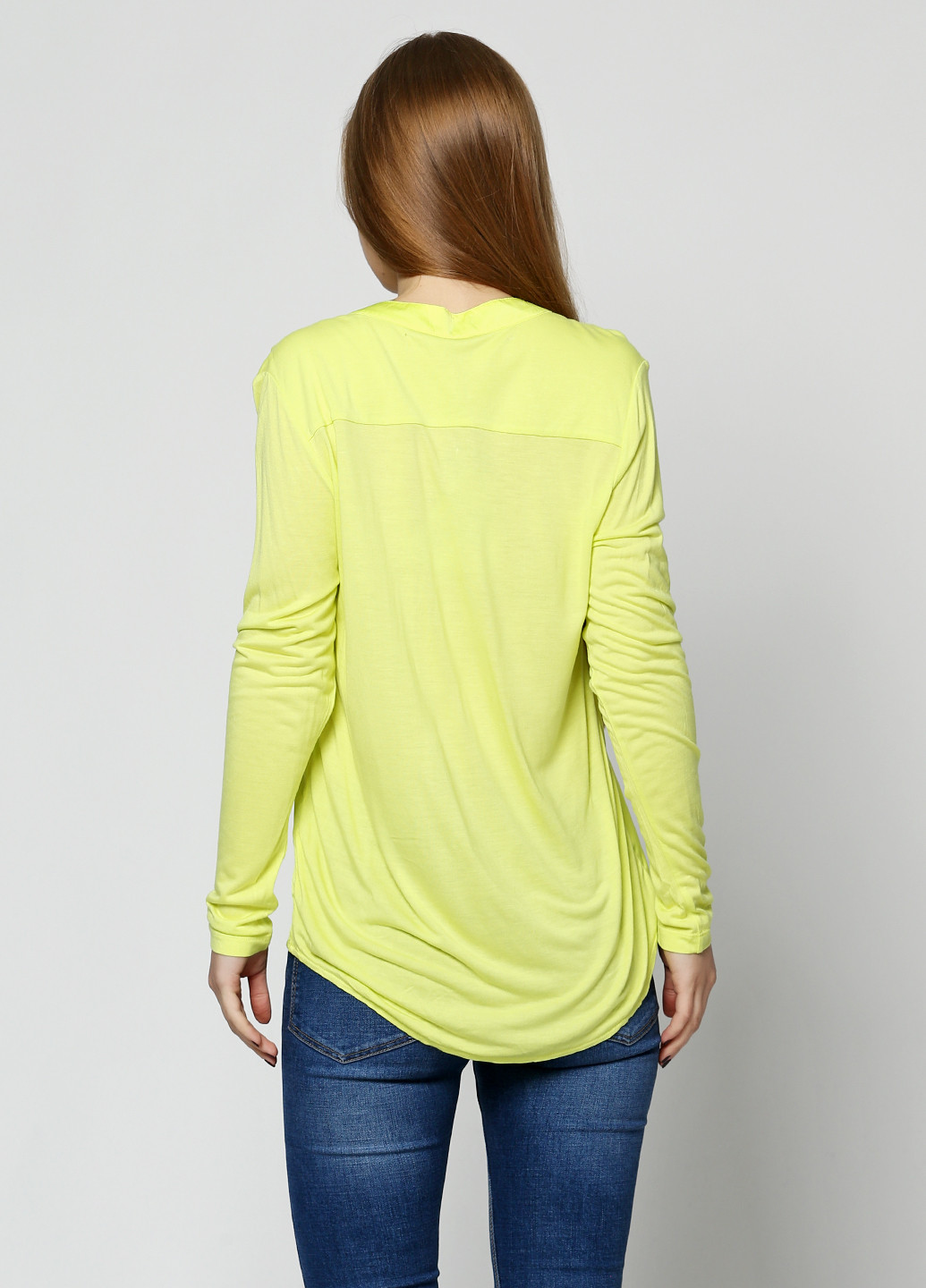 Лимонная демисезонная блуза Olsen