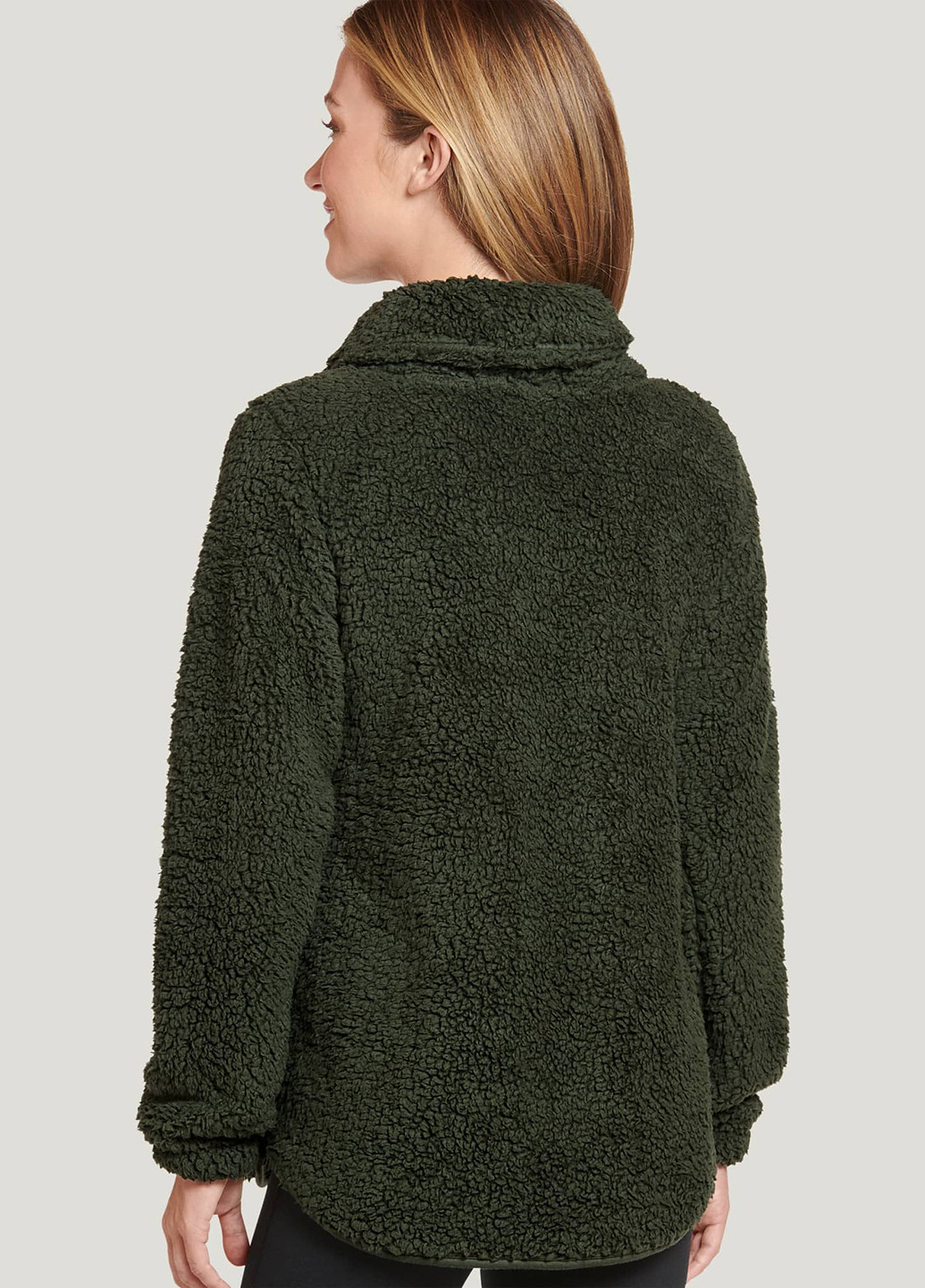 Темно-зеленый зимний свитер Jockey