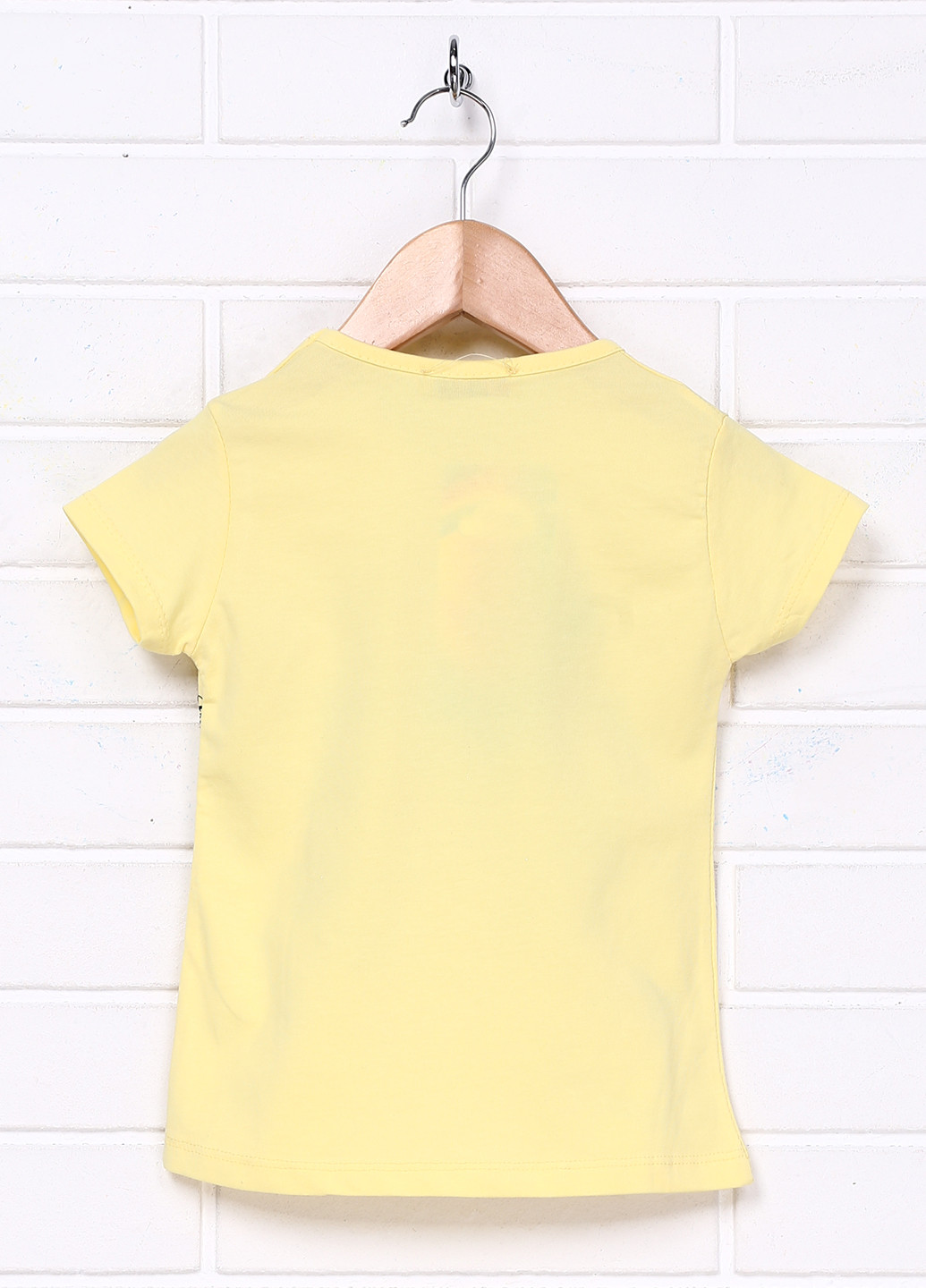 Желтая летняя футболка с коротким рукавом Pitircik