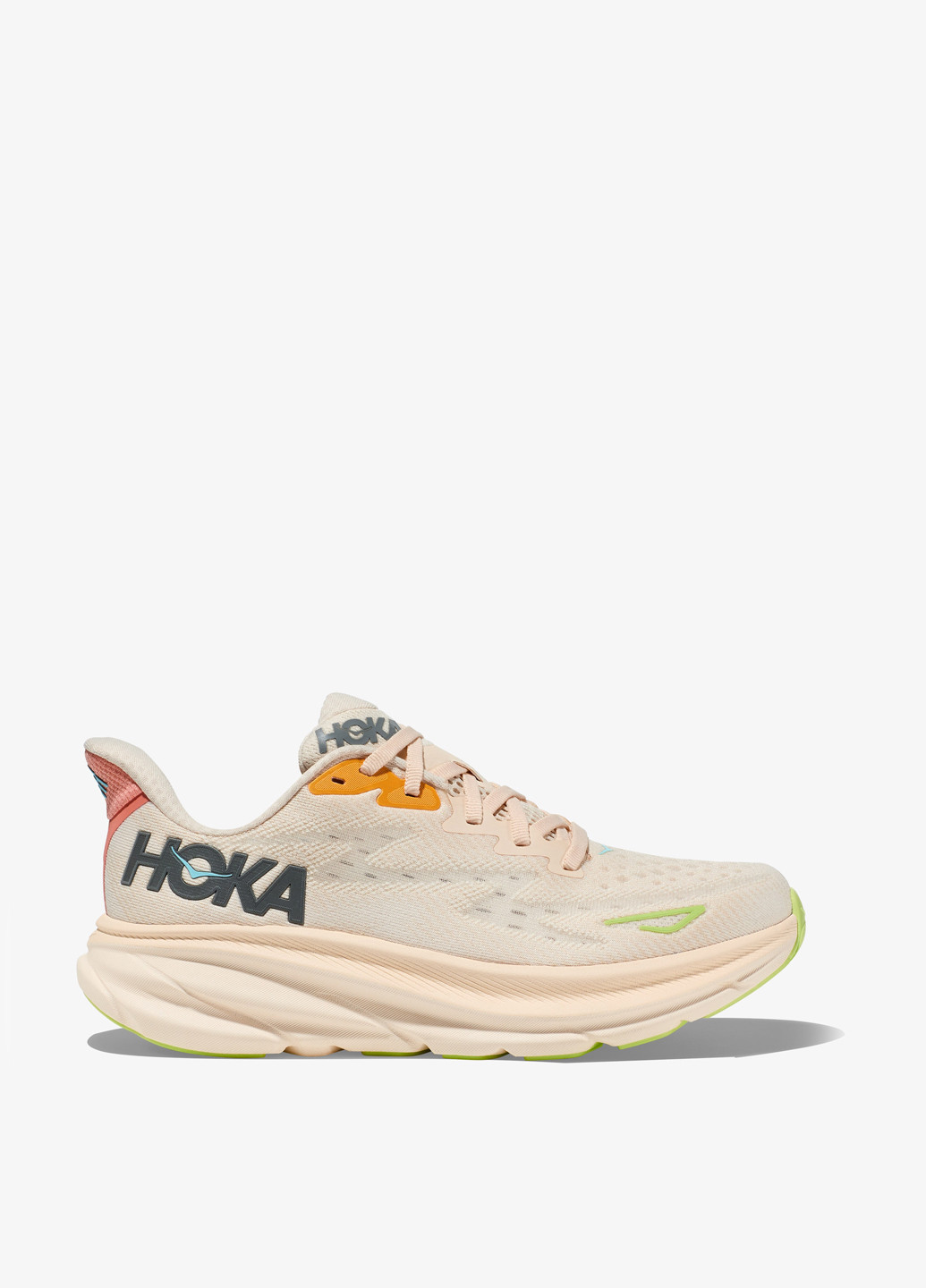 Кроссовки HOKA CLIFTON 9 W бежевые демисезоны (329058320)