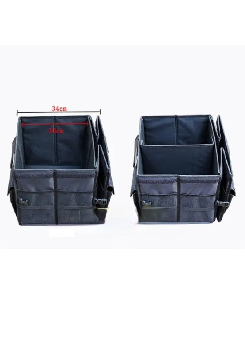 Органайзер складной в багажник в автомобиль для продуктов инструментов 60х35х30 см (473273-Prob) Черный Unbranded (254269952)