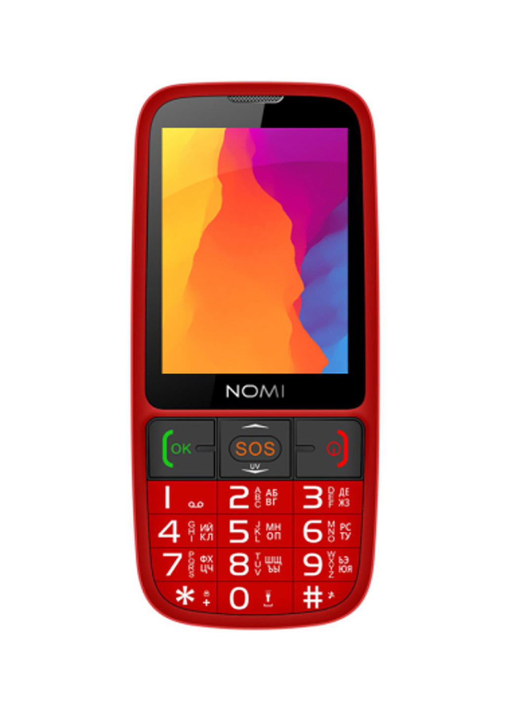 Мобильный телефон Nomi i281+ red (134344433)