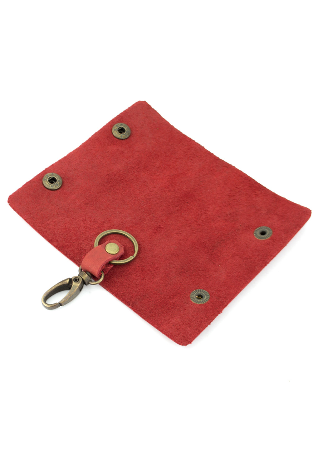 Жіночий подарунковий набір №45 червоний (гаманець, обкладинка, ключниця) в коробці HandyCover (206521418)