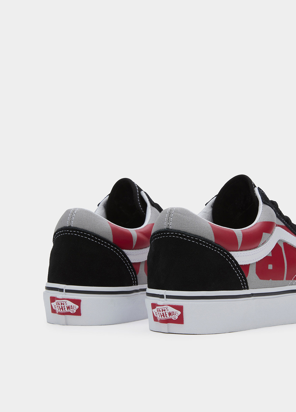 Цветные кеды Vans с белой подошвой, с логотипом