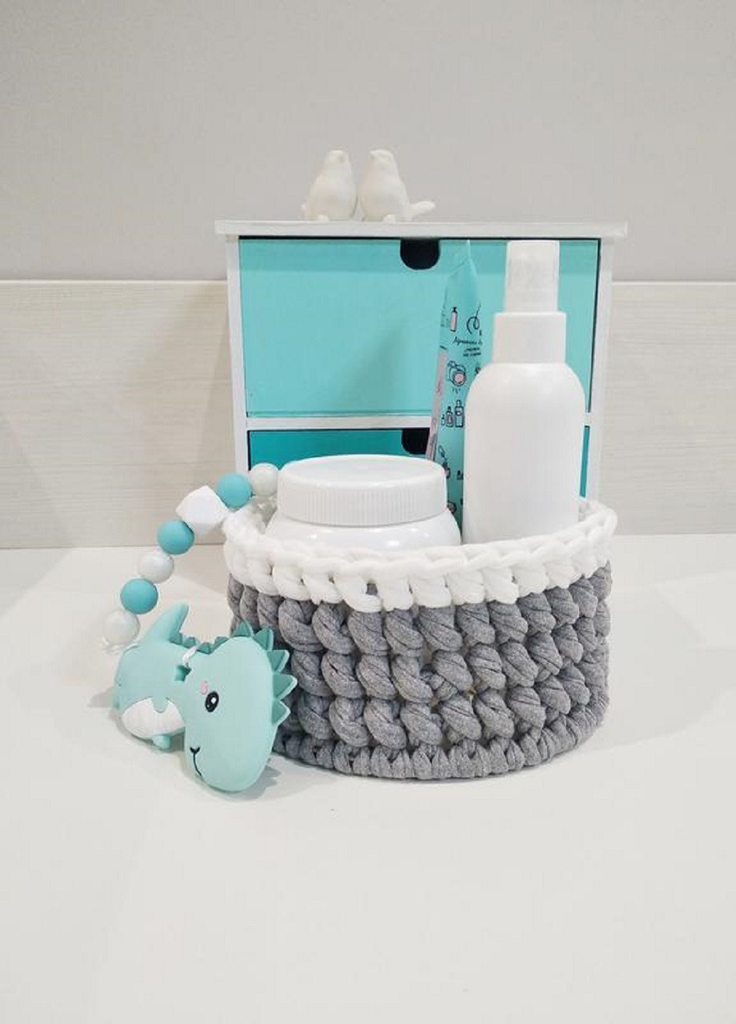 Набор корзинок органайзеров для мелочей косметики украшений 2 штуки в наборе ручной работы (23591-Нов) Francesco Marconi (251880007)