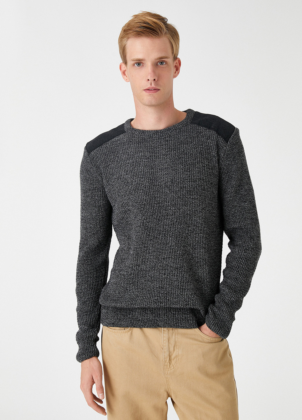 Темно-сірий зимовий светр джемпер KOTON