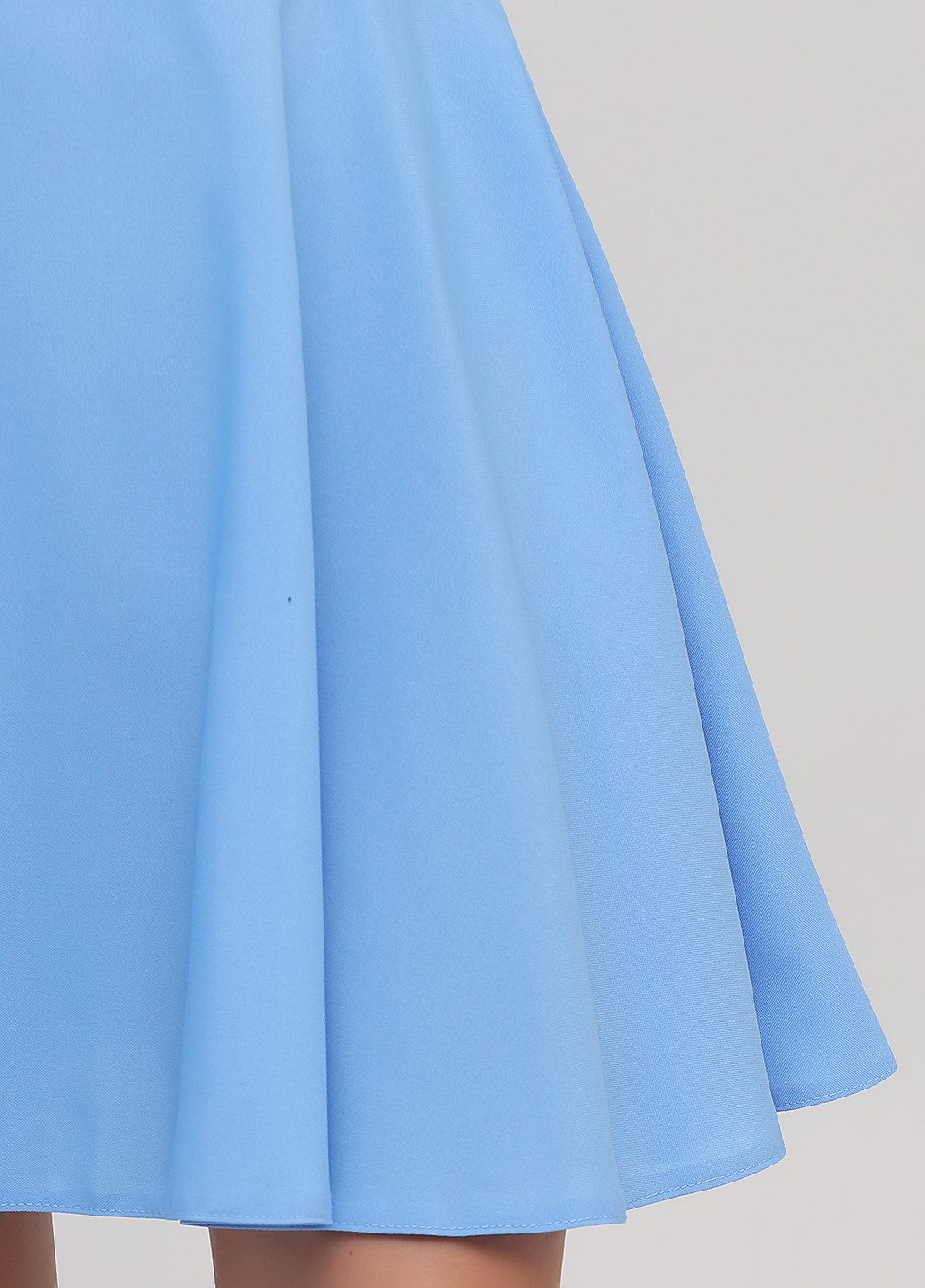 Голубая кэжуал однотонная юбка Podium клешированная-солнце