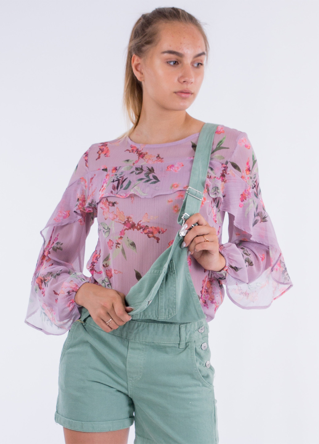 Розовая демисезонная блуза Sarah Chole