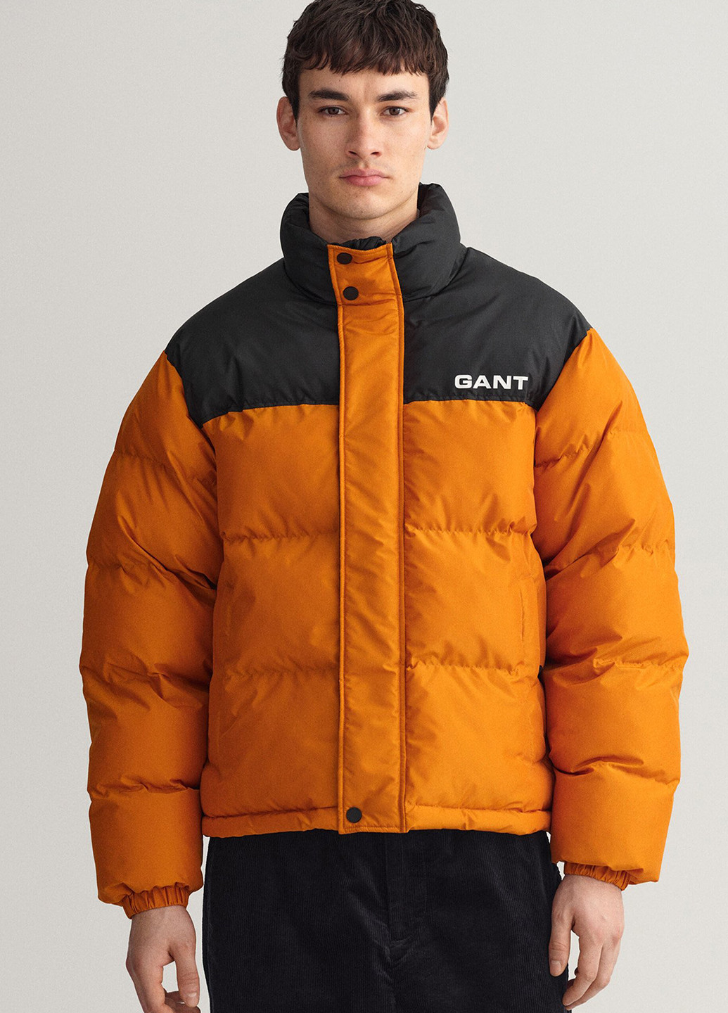 Оранжевая зимняя куртка Gant