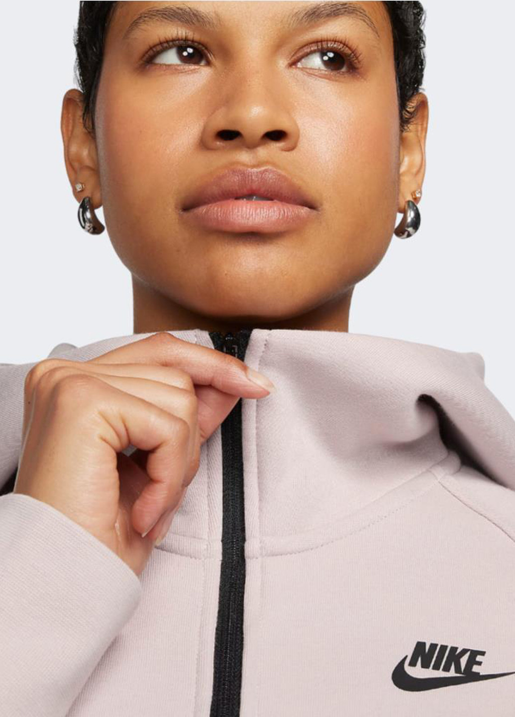Толстовка FB8338-019 Nike W NSW TCH FLC WR FZ HDY (322022495)