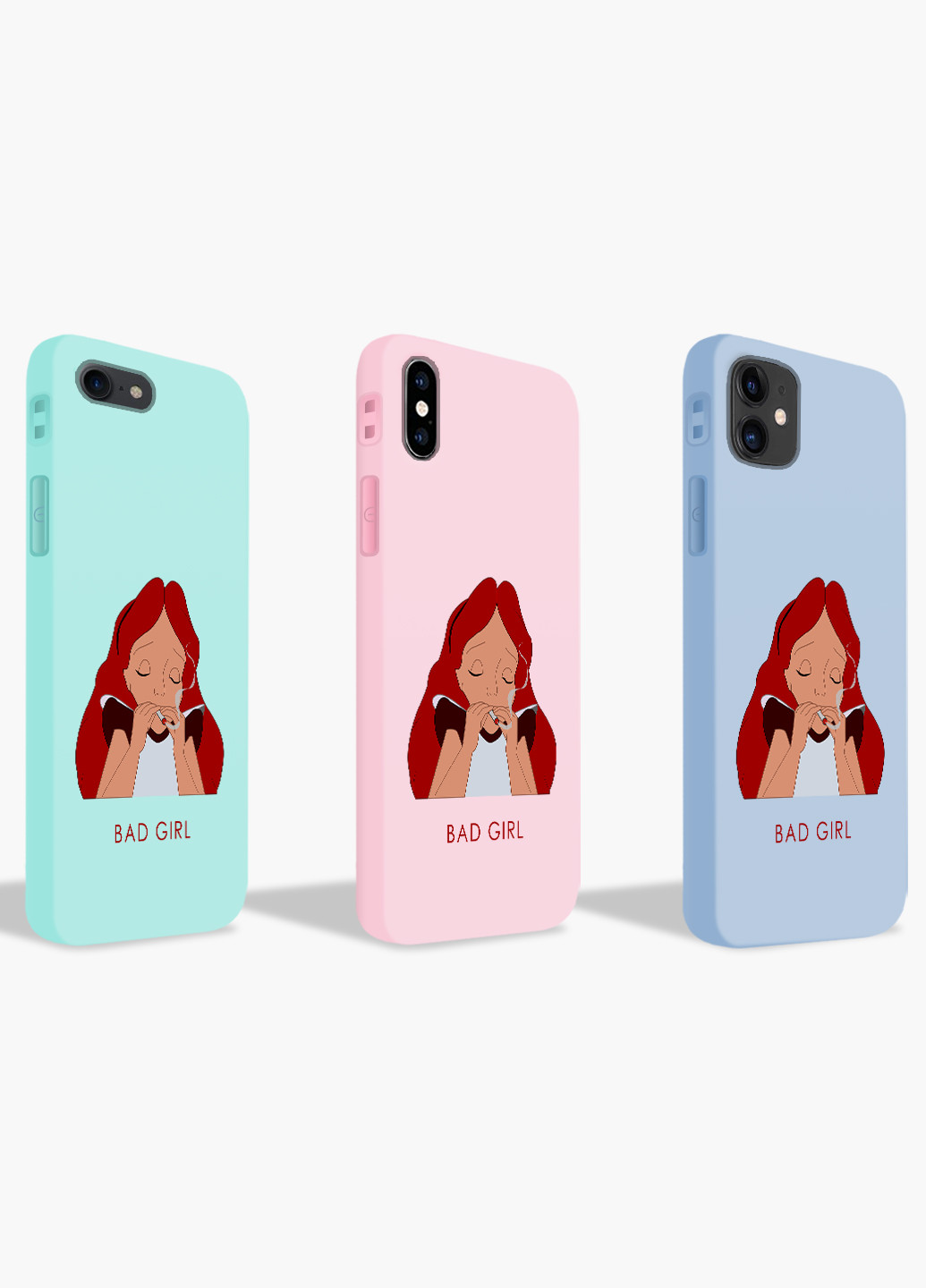 Чехол силиконовый Apple Iphone X Алиса Плохая девочка Дисней (Alice in Wonderland Disney) (6129-1441) MobiPrint (219535918)