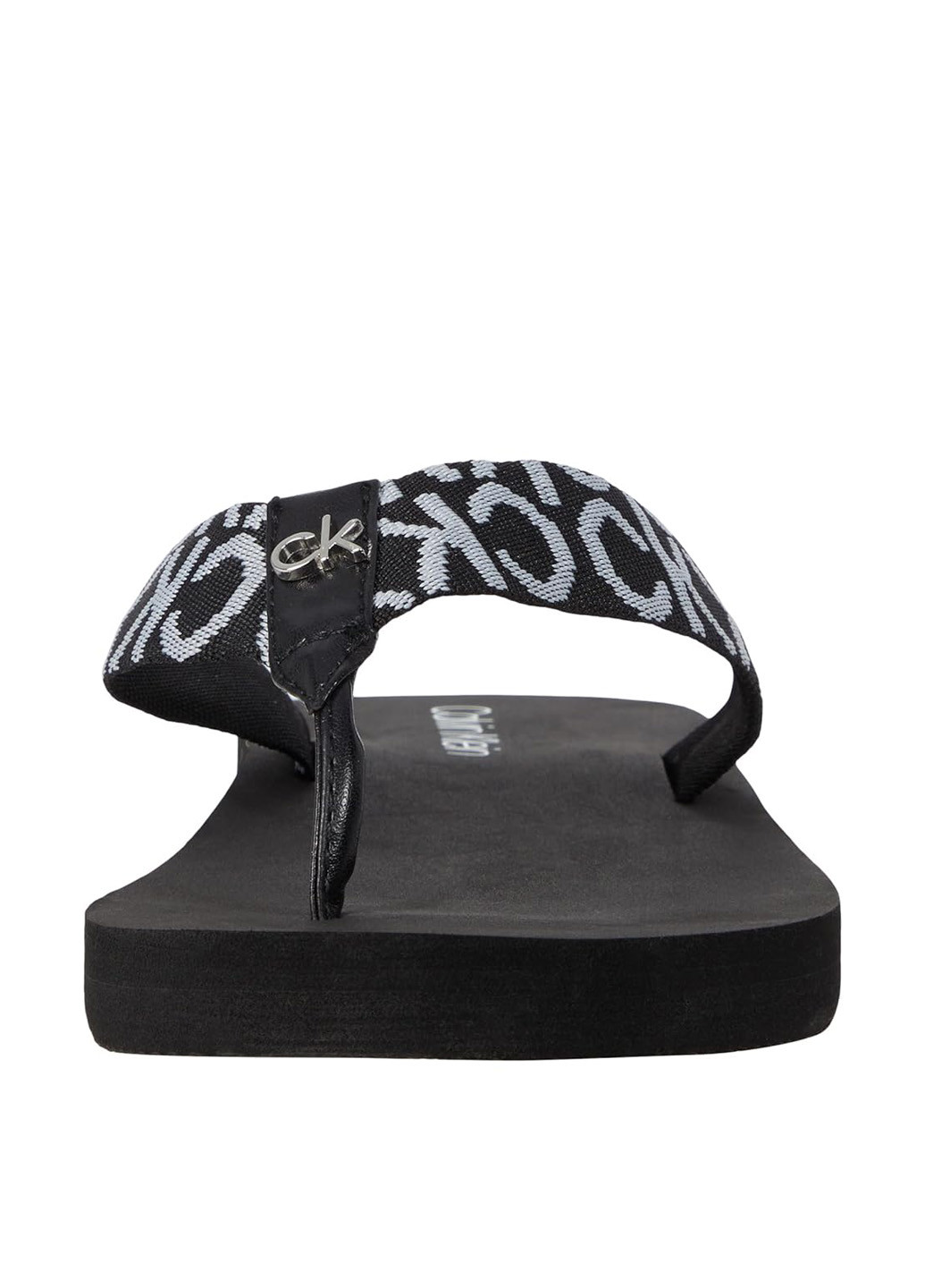 Черные кэжуал, пляжные вьетнамки Calvin Klein