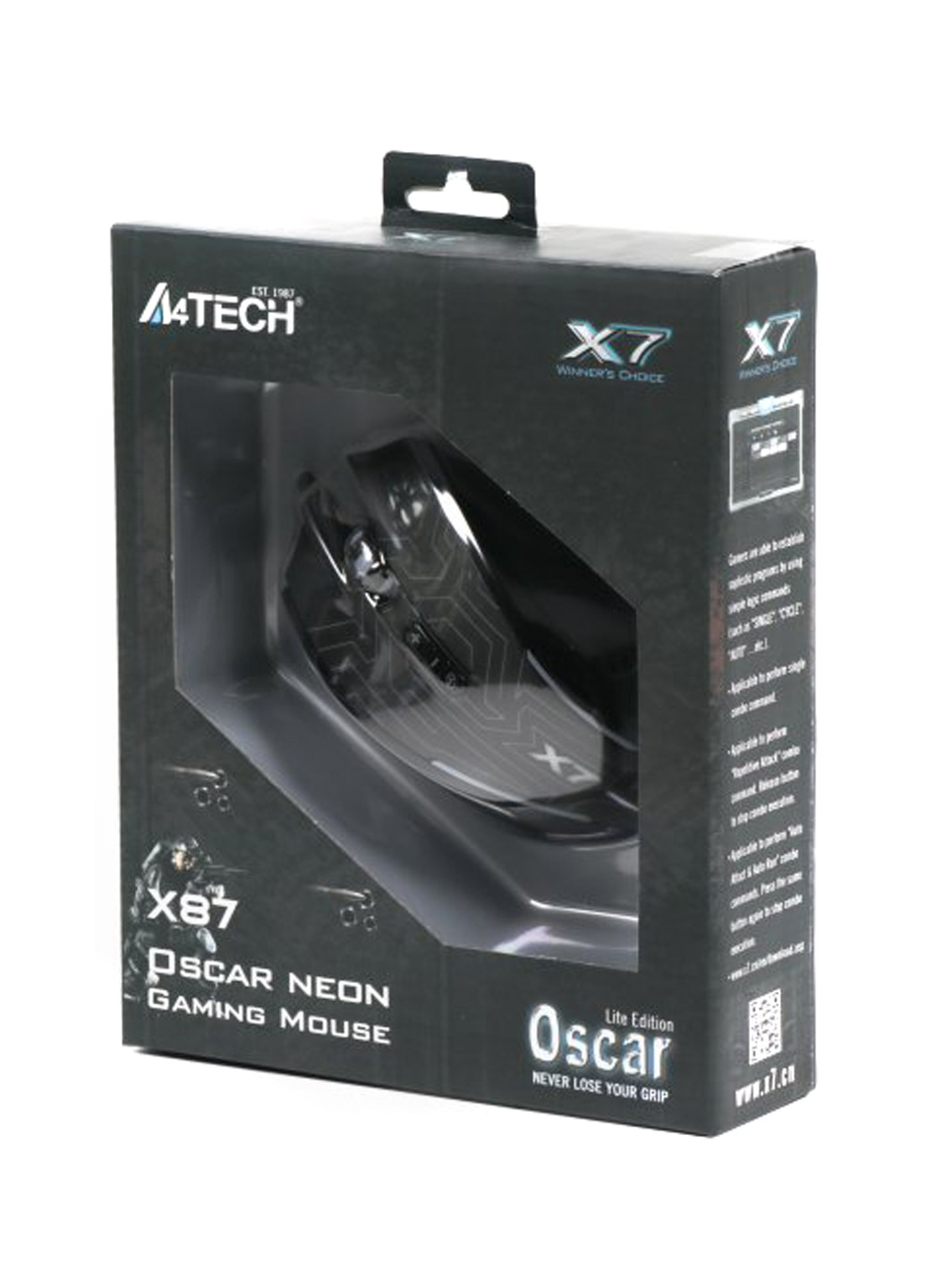 Мышь игровая A4Tech x87 (black) (130792275)