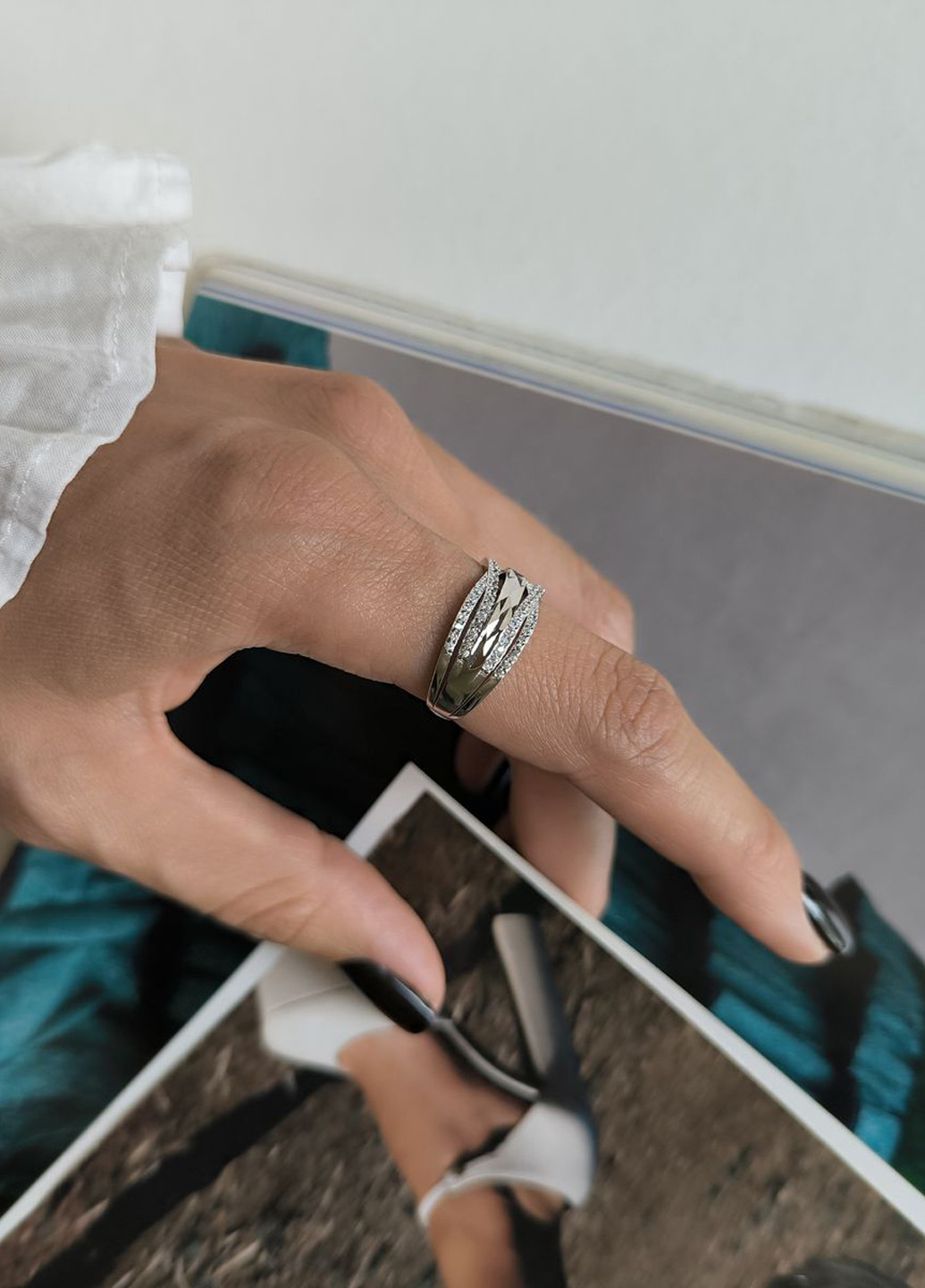 Кольцо Silver Flame (350941585)