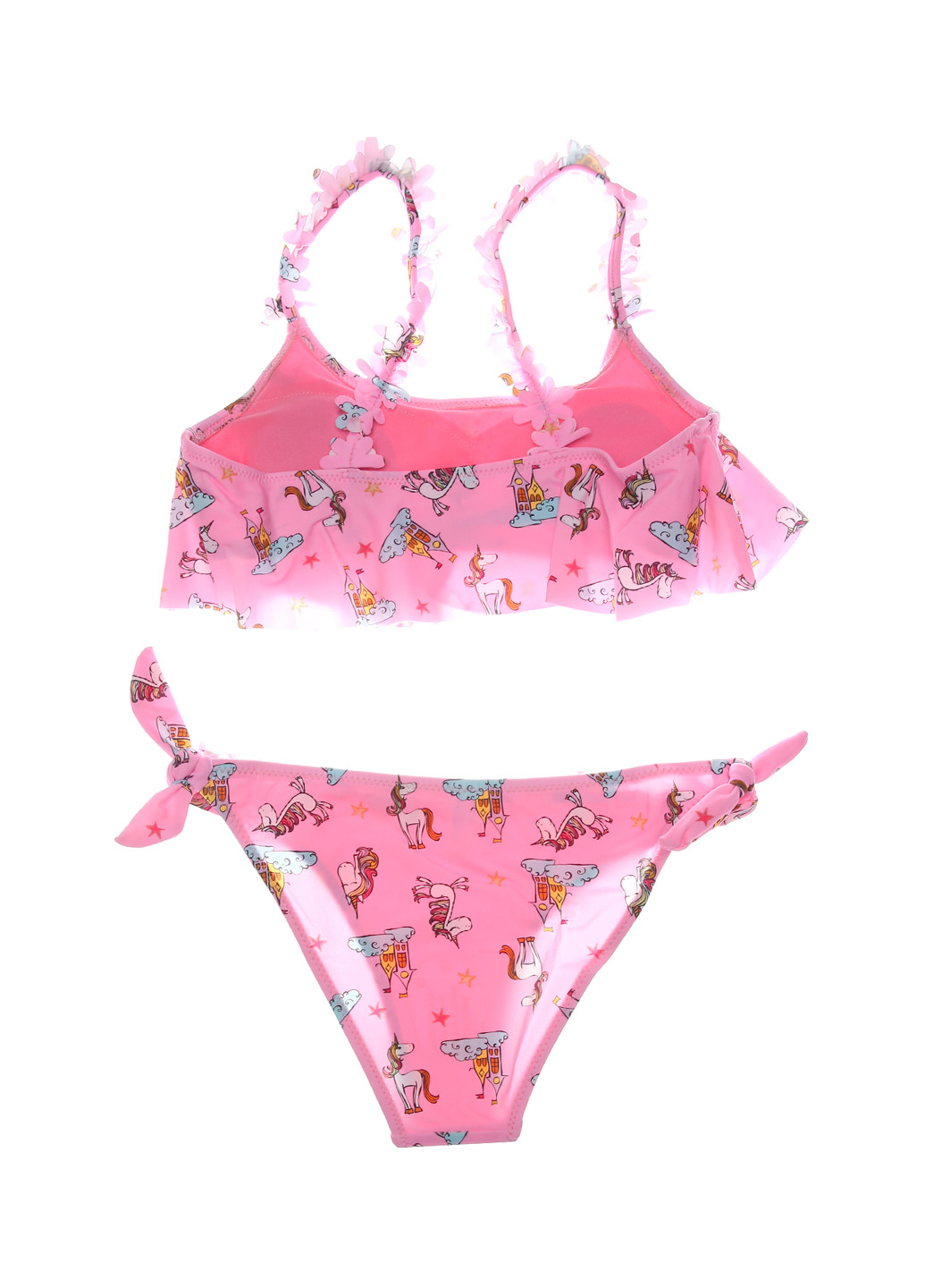 Розовый летний купальник (лиф, трусики) Teres