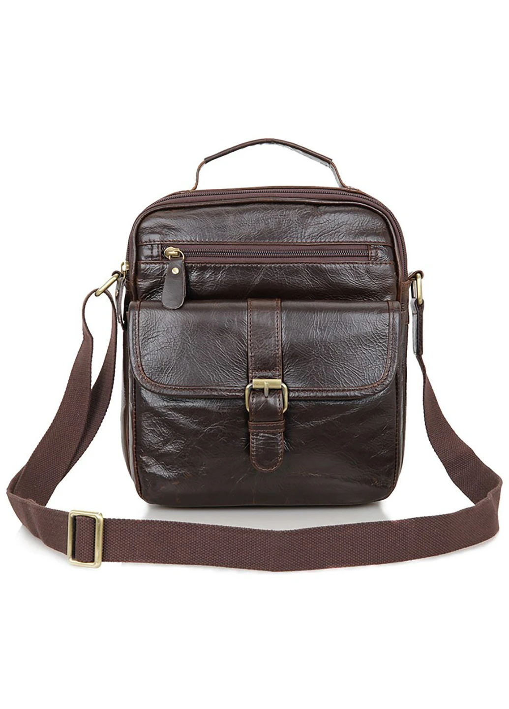 Мужская кожаная сумка 25,5х26,5х7,5 см Vintage (229459374)