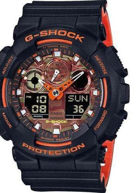Годинники наручні GA-100BR-1AER спортивні Casio G-Shock (229041293)