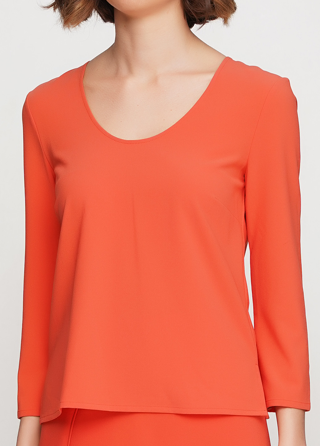 Оранжевая блуза Patrizia Pepe