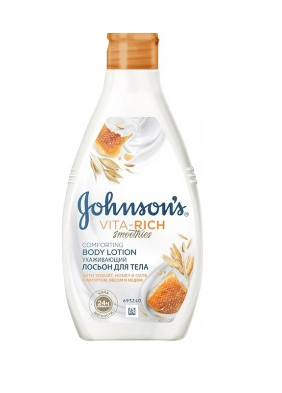 Лосьон для тела Ухаживающий с йогуртом, овсом и медом Johnson's (228026712)