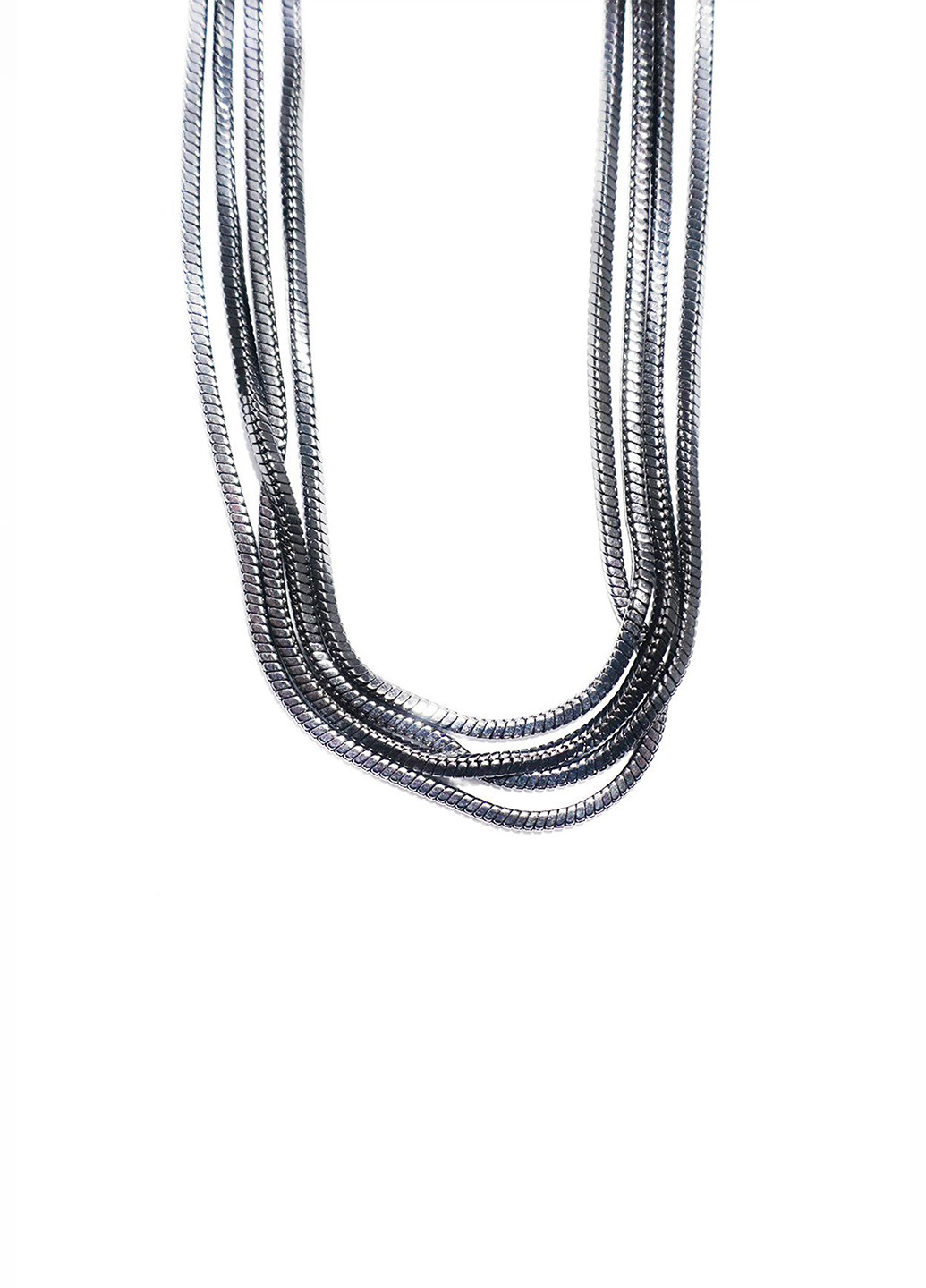 Ожерелье Cos однотонное чёрное сталь