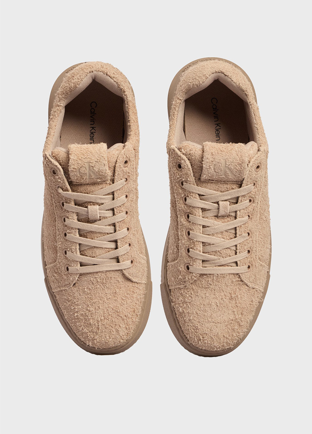 Бежевые кеды Calvin Klein Jeans
