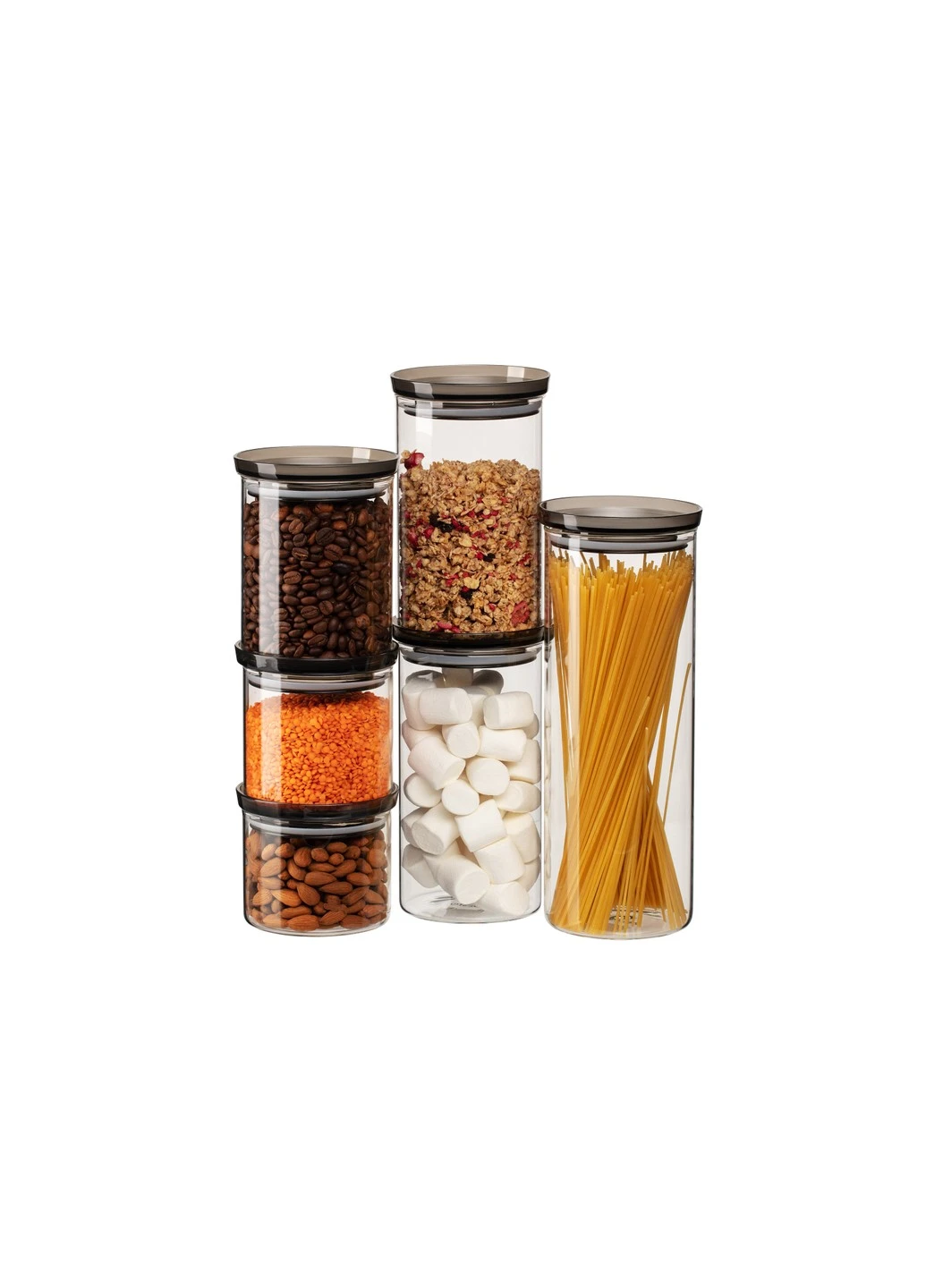 Набор из 3 банок для хранения продуктов Fresh Ardesto (255274217)