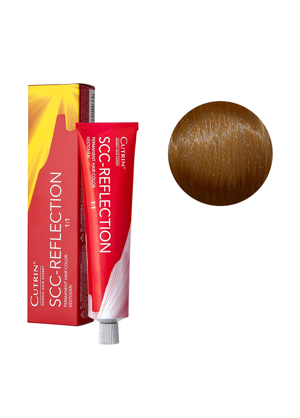 Стойкая краска для волос СUTRIN SCCСUTRIN SCC 7.3 золотисто-русый 60 мл Cutrin (183843067)