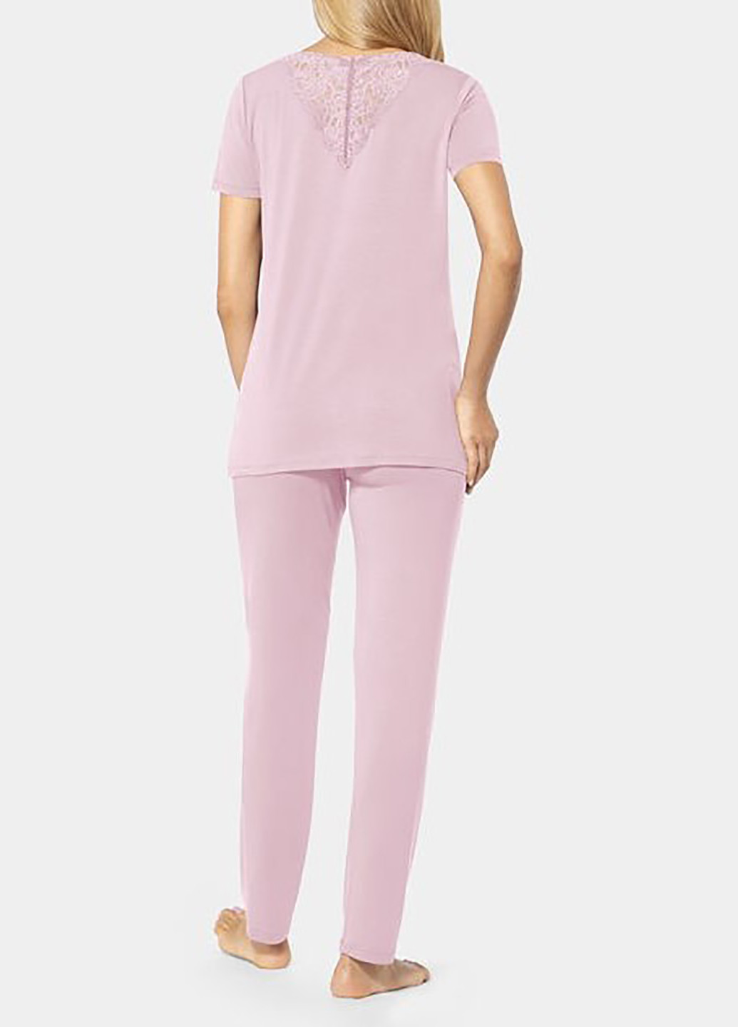 Светло-розовая всесезон пижама (футболка, брюки) футболка + брюки Triumph