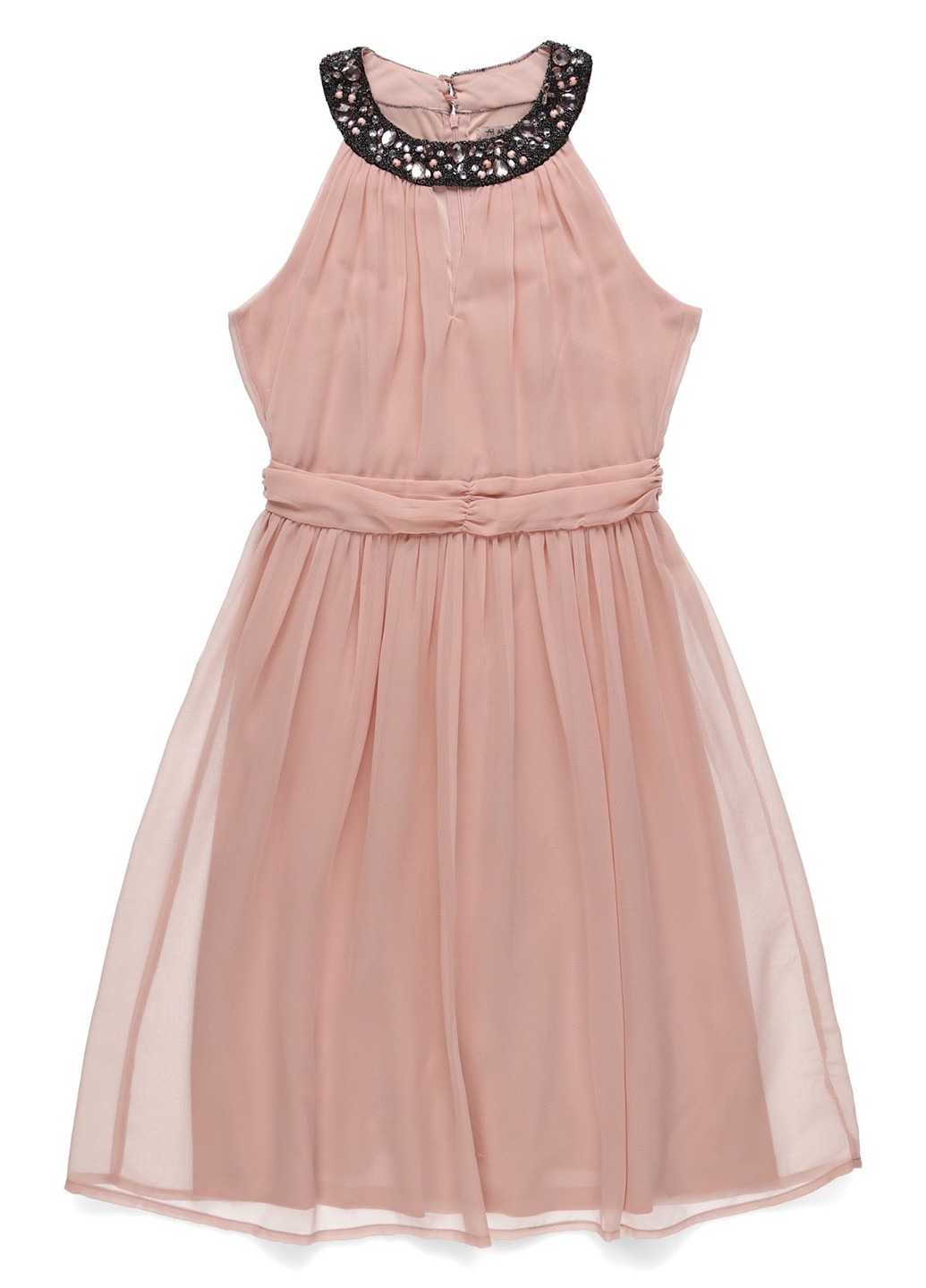 Светло-розовое кэжуал, коктейльное платье Anna Field однотонное