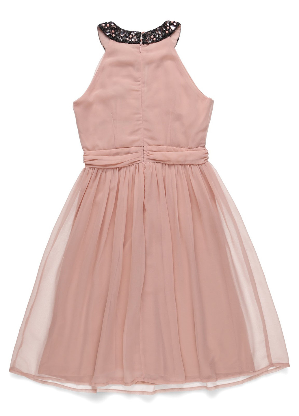 Светло-розовое кэжуал, коктейльное платье Anna Field однотонное