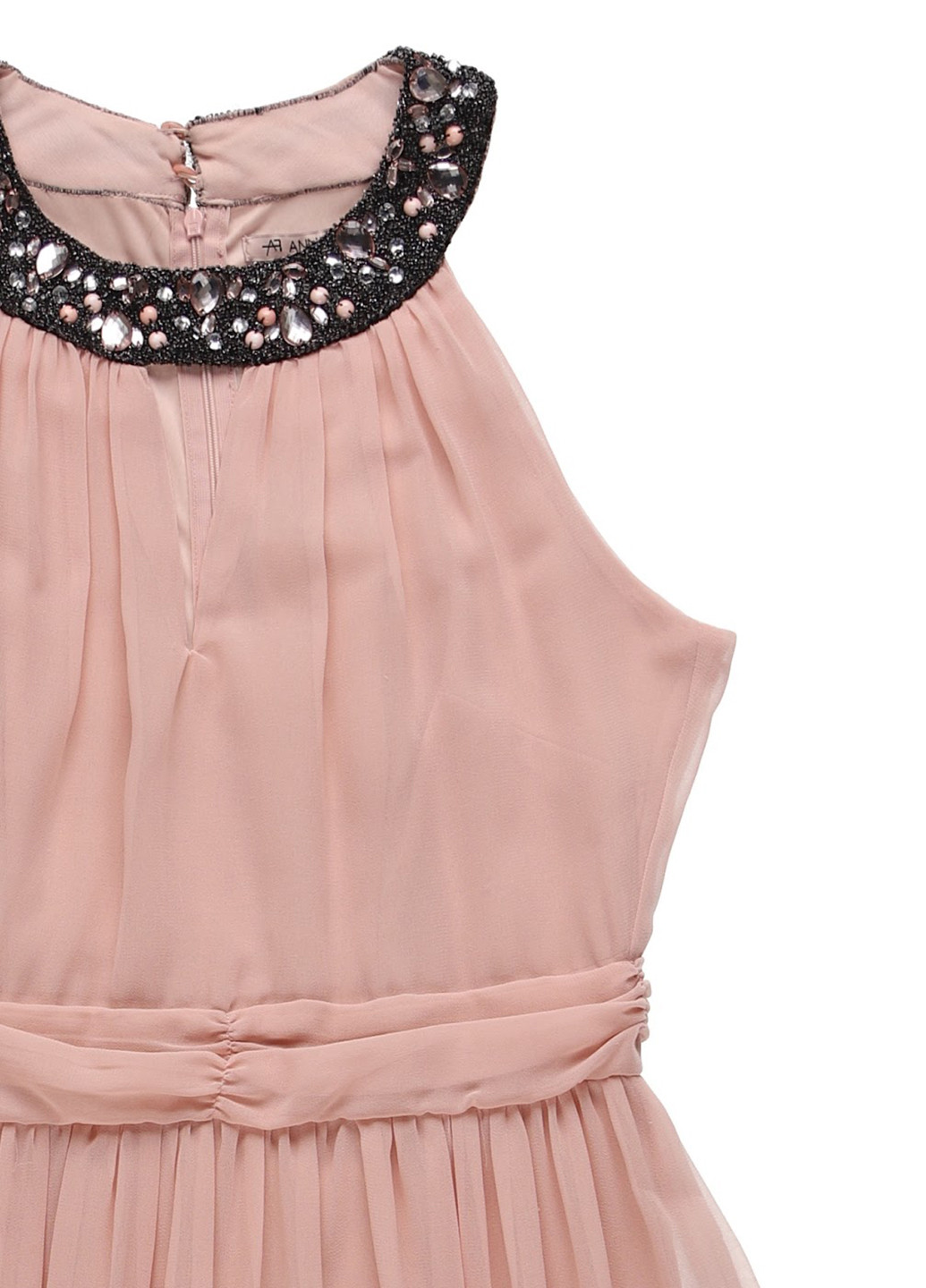 Светло-розовое кэжуал, коктейльное платье Anna Field однотонное